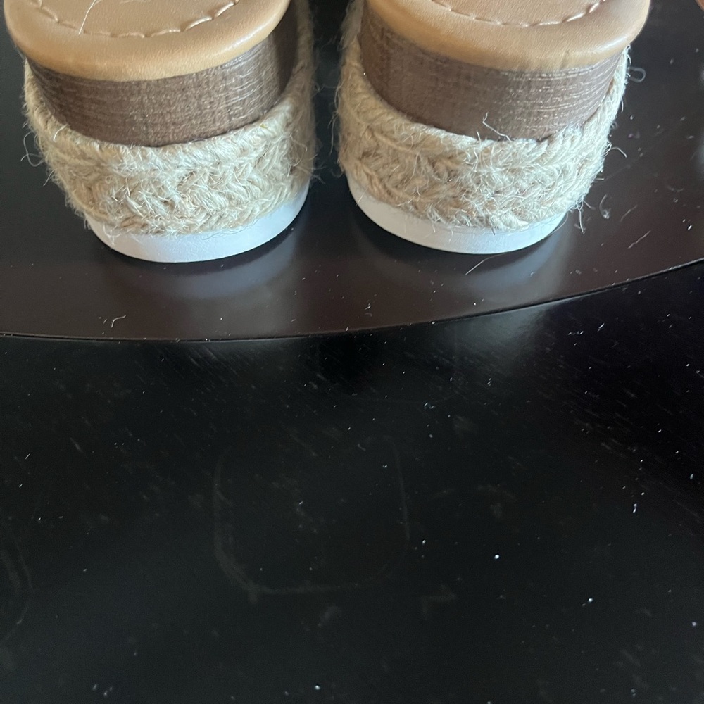 Blowfish Brown and Cream Espadrilles Comfortable Summer Shoes - Picture 11 of 15
